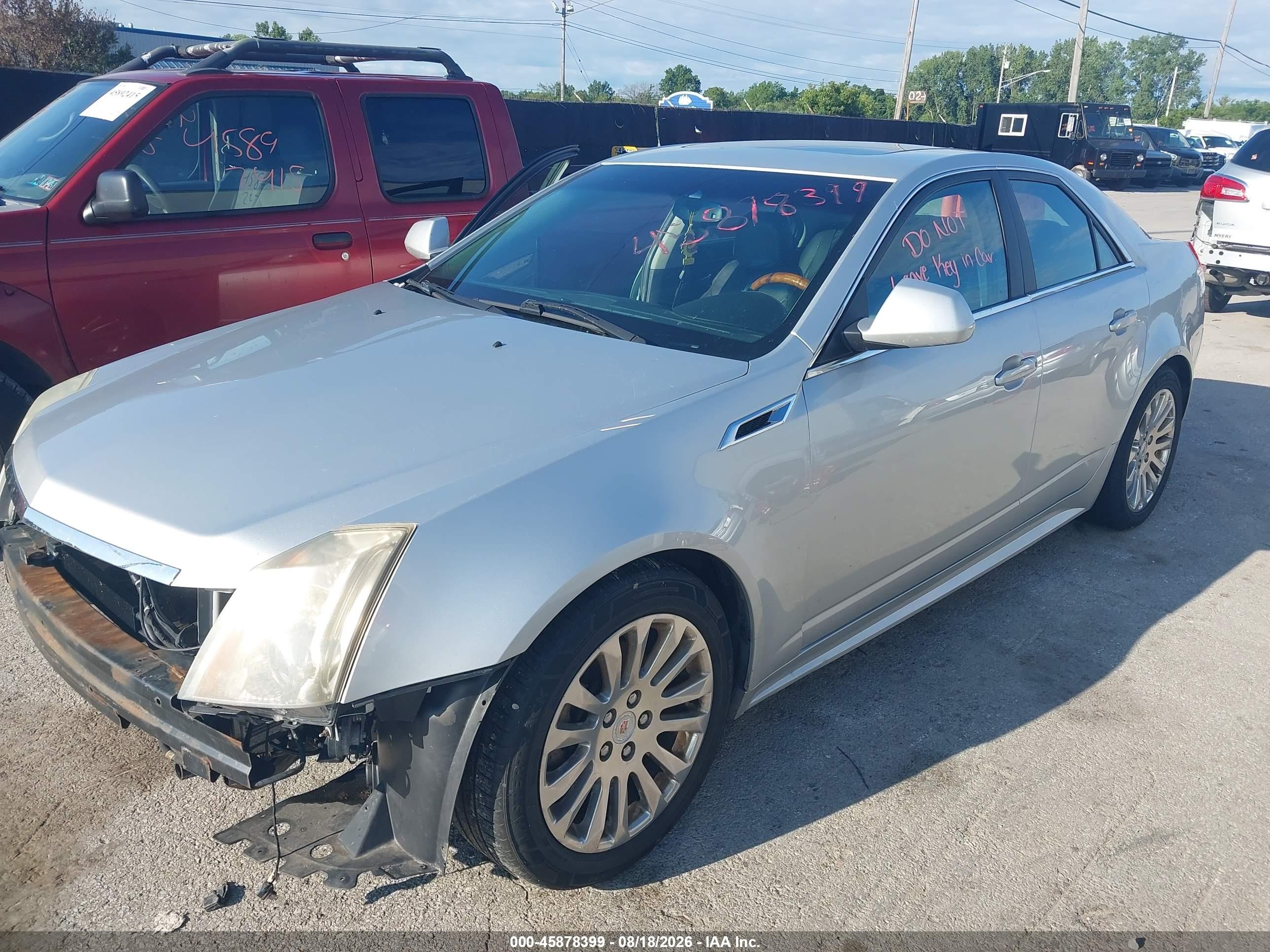 2011 Cadillac Cts Premium Silver vin: 1G6DS5ED9B0152207