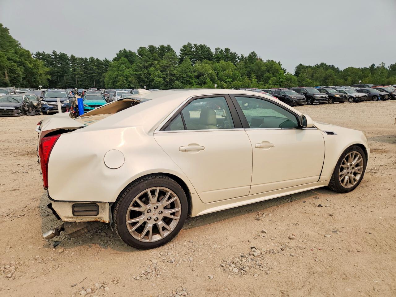 2011 Cadillac Cts Premium Collection White vin: 1G6DS5EDXB0108197