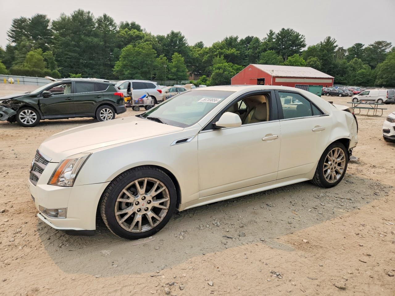 2011 Cadillac Cts Premium Collection White vin: 1G6DS5EDXB0108197
