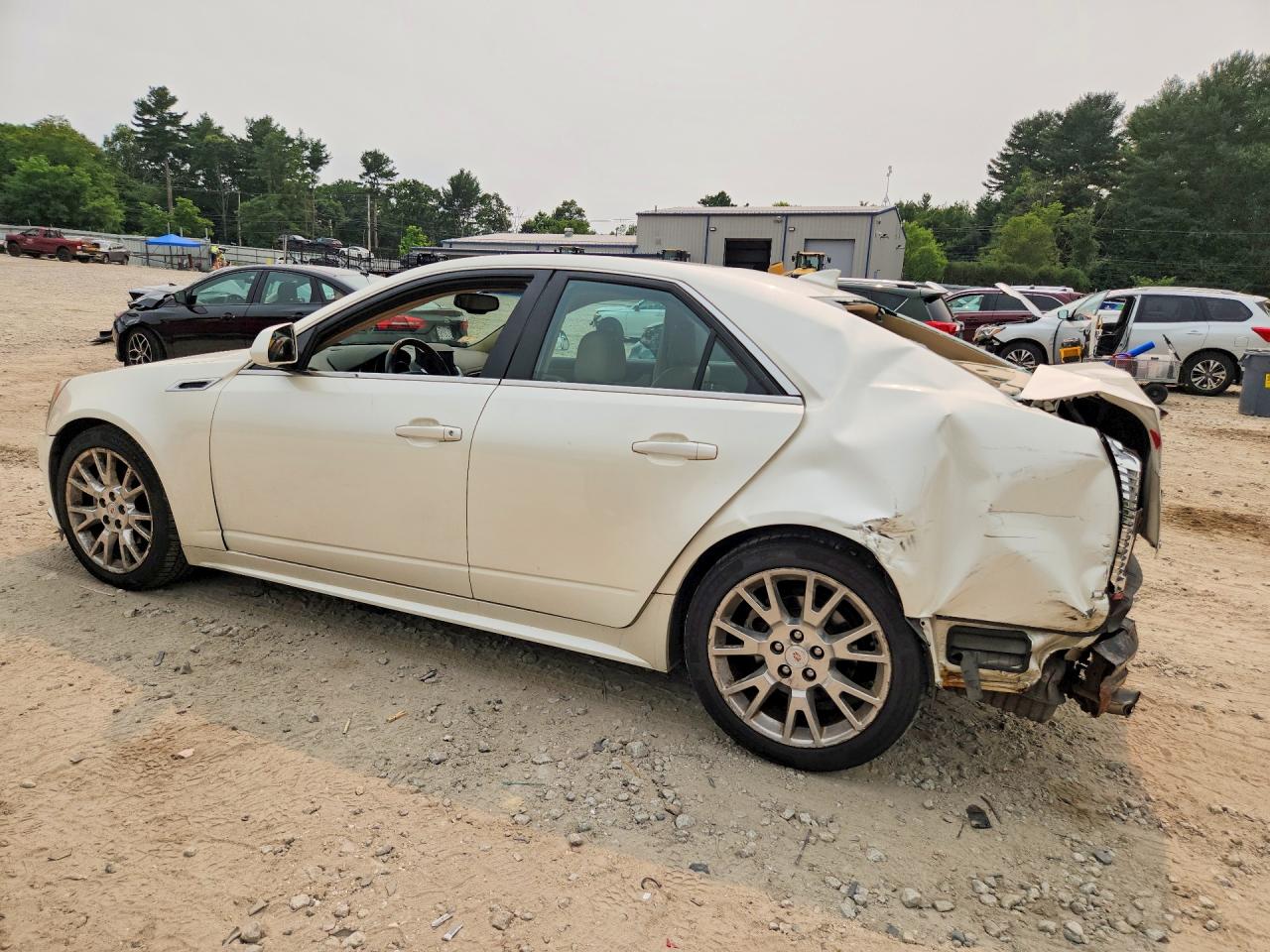 2011 Cadillac Cts Premium Collection White vin: 1G6DS5EDXB0108197