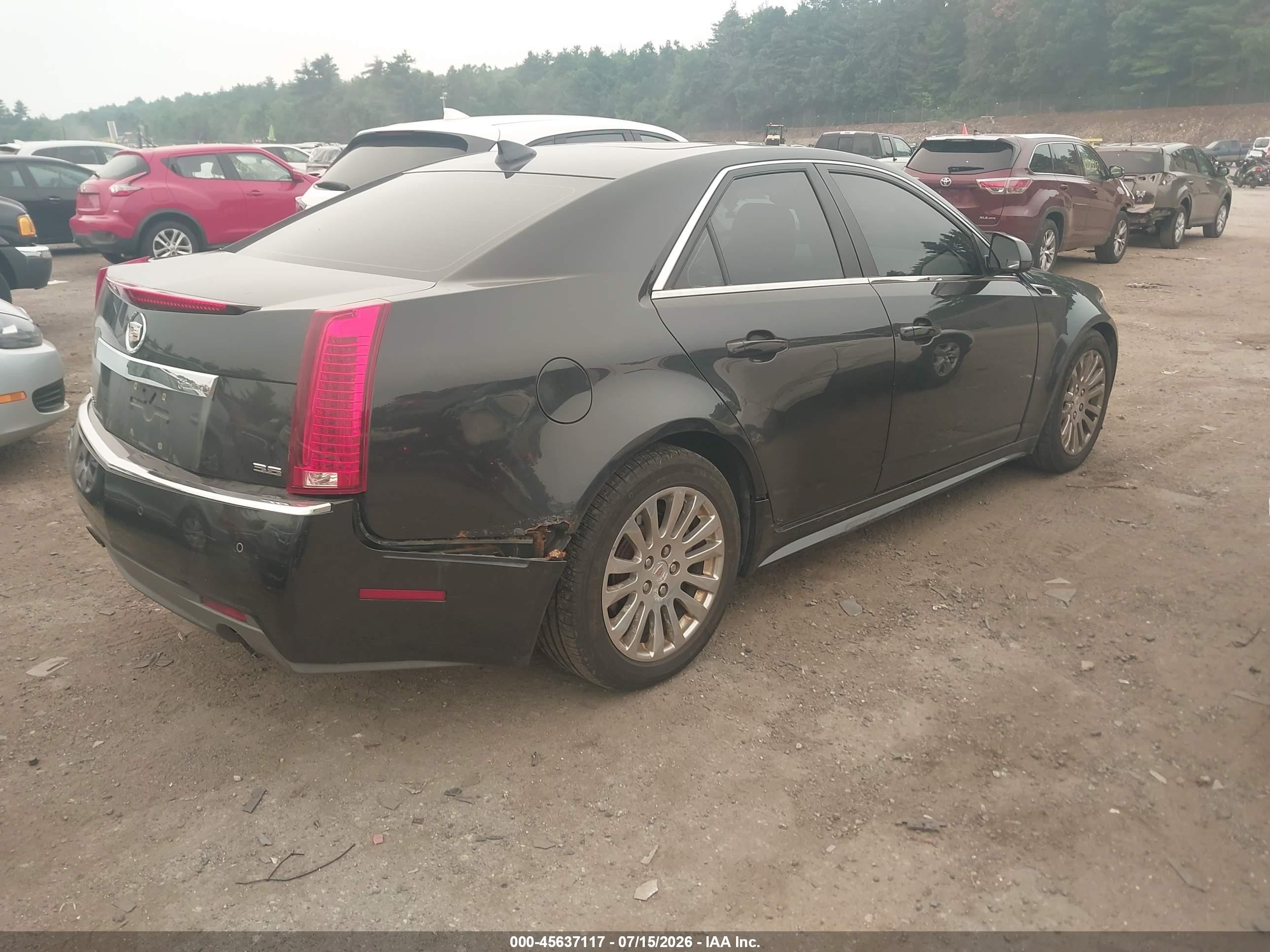 2011 Cadillac Cts Premium Black vin: 1G6DS5EDXB0112220