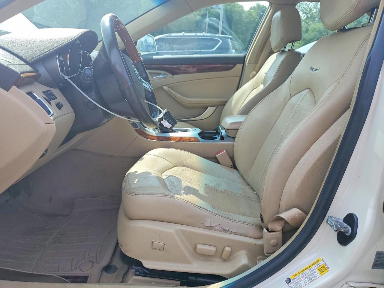 2011 Cadillac Cts Premium Collection White vin: 1G6DS5EDXB0160090