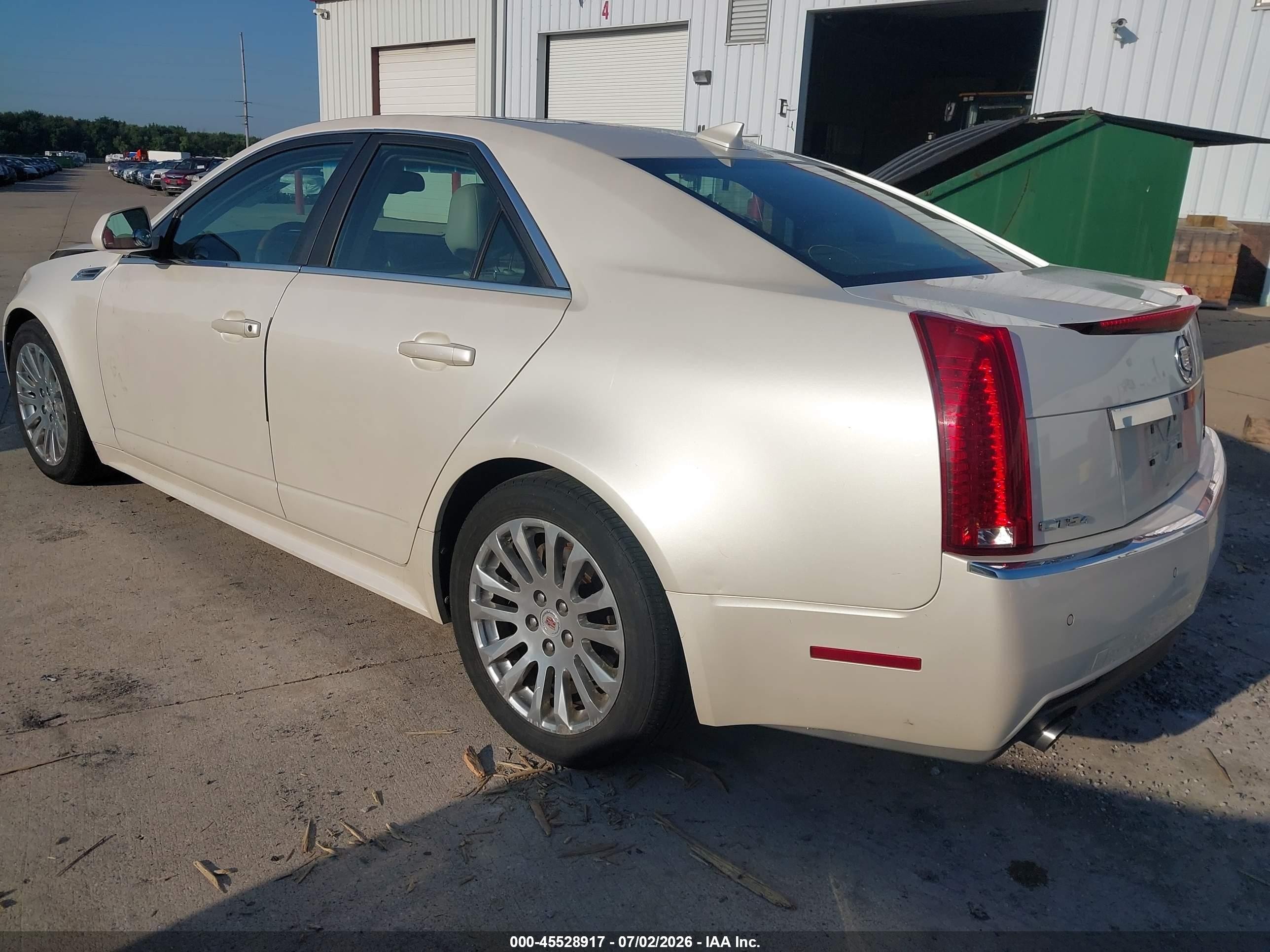 2010 Cadillac Cts Premium White vin: 1G6DS5EV1A0109908