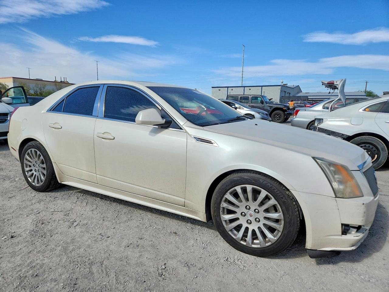 2010 Cadillac Cts Premium Collection White vin: 1G6DS5EV9A0146074