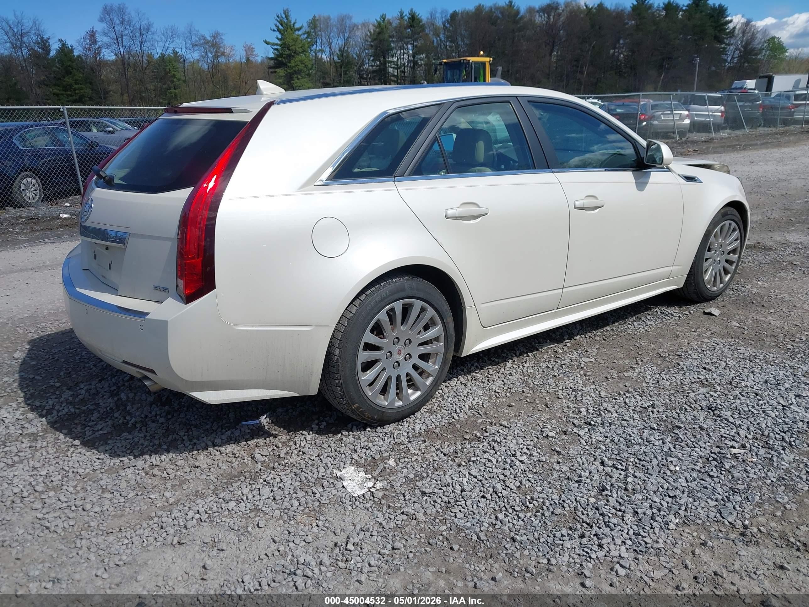 2012 Cadillac Cts Premium White vin: 1G6DS8E36C0155950