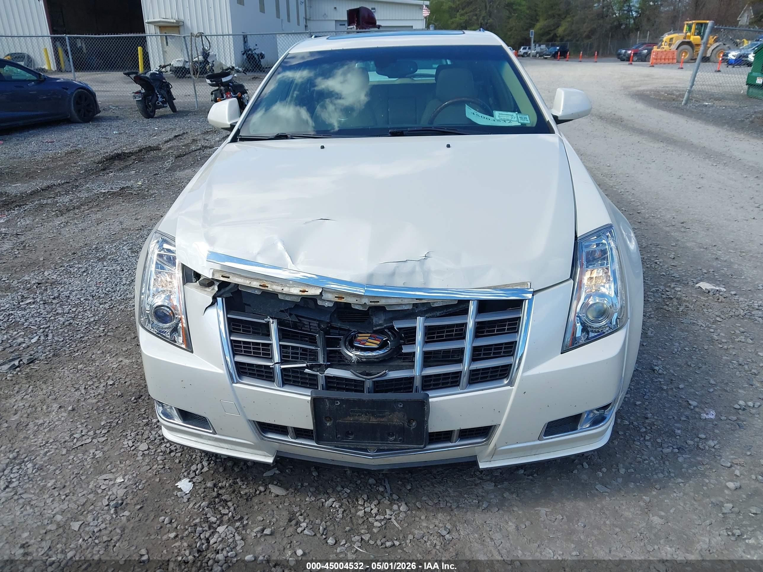 2012 Cadillac Cts Premium White vin: 1G6DS8E36C0155950
