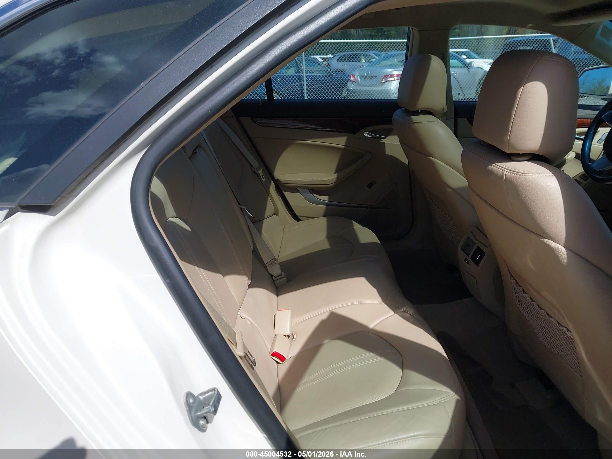2012 Cadillac Cts Premium White vin: 1G6DS8E36C0155950