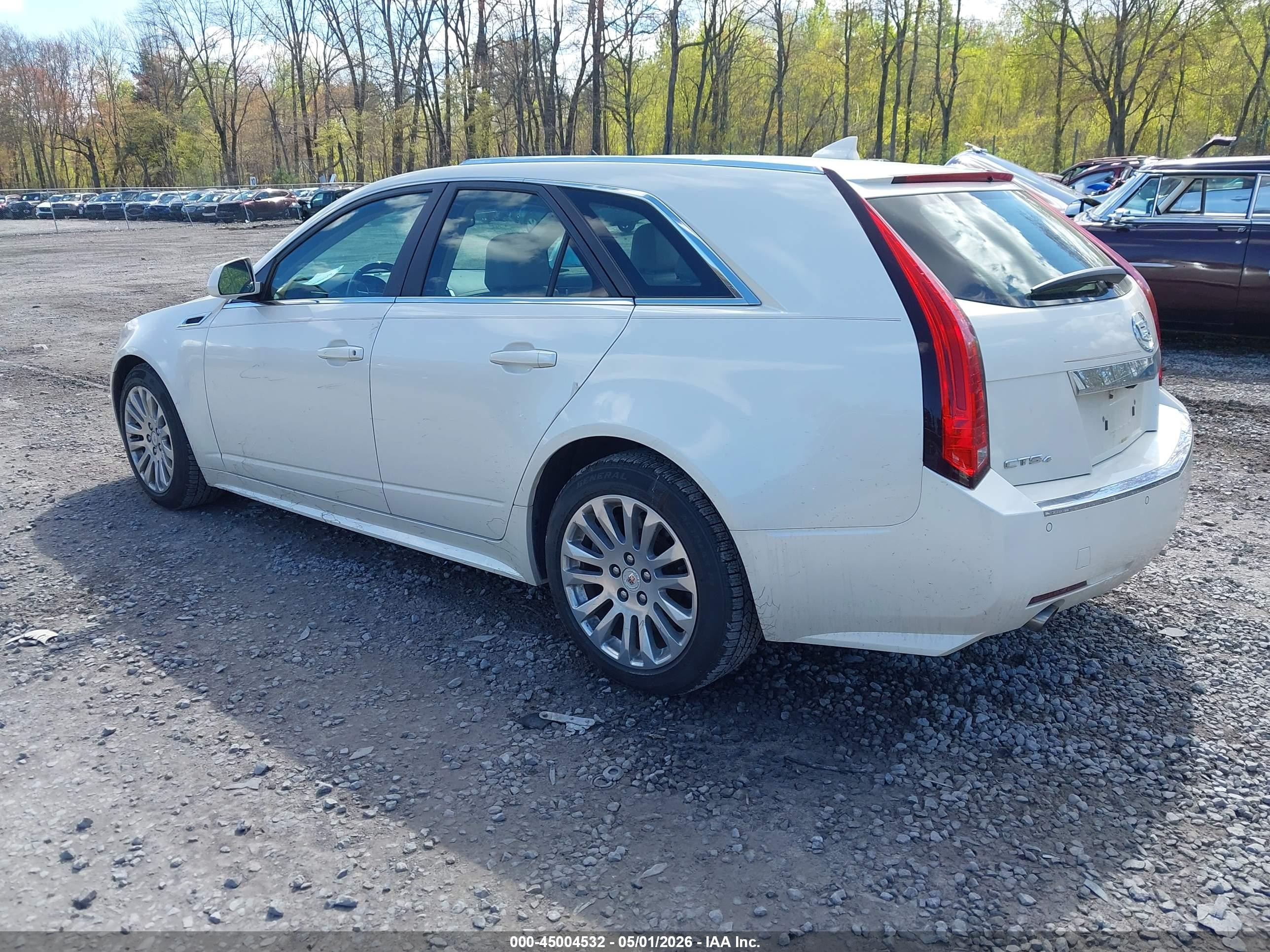 2012 Cadillac Cts Premium White vin: 1G6DS8E36C0155950