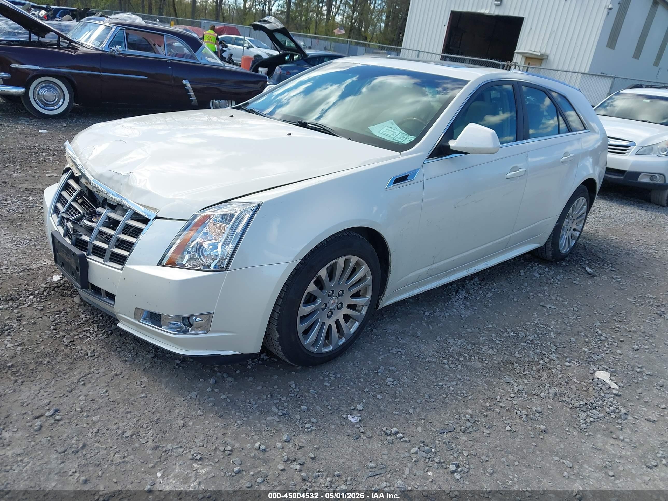 2012 Cadillac Cts Premium White vin: 1G6DS8E36C0155950