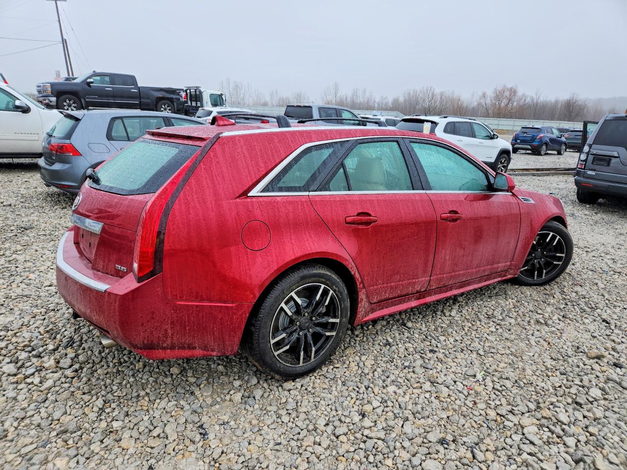 2010 Cadillac Cts Premium Collection Red vin: 1G6DS8EV2A0107246