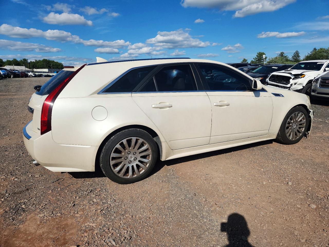 2010 Cadillac Cts Premium Collection White vin: 1G6DS8EV3A0107336