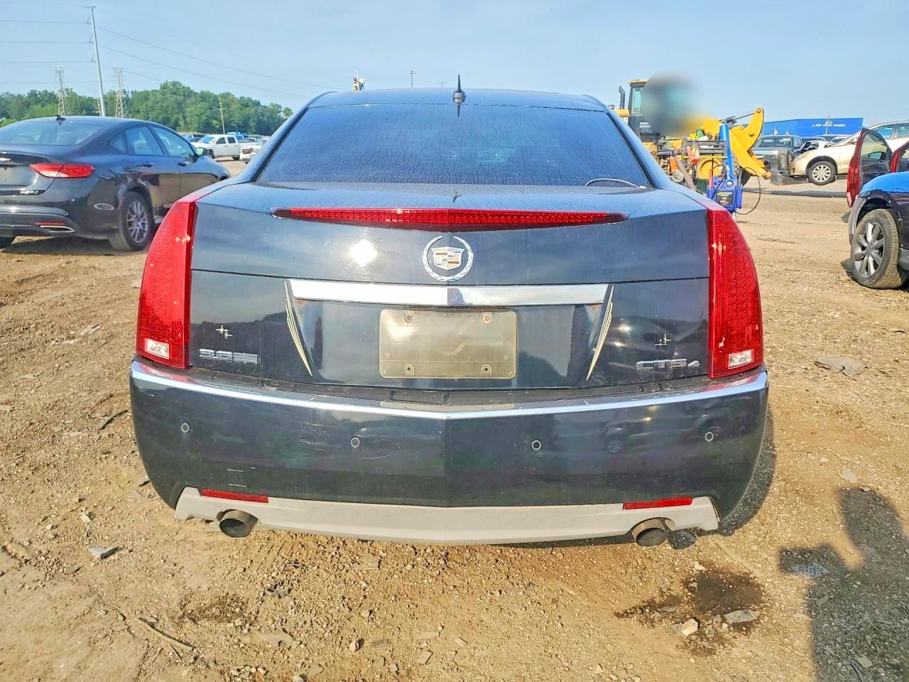 2008 Cadillac Cts Hi Feature V6 Black vin: 1G6DT57V080147196