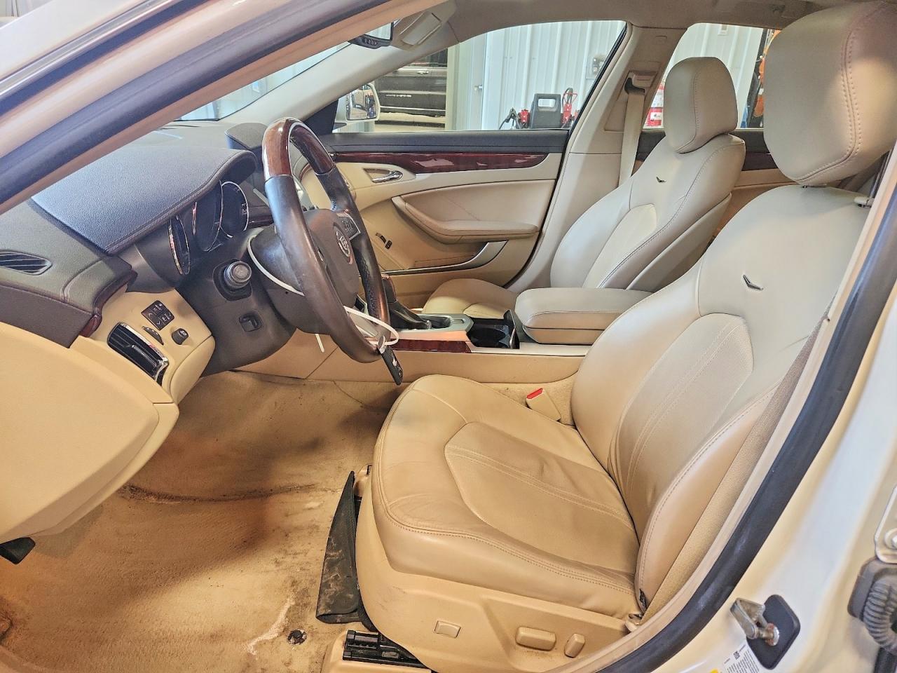 2008 Cadillac Cts Hi Feature V6 White vin: 1G6DT57V080209132
