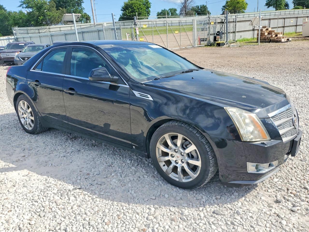 2009 Cadillac Cts Hi Feature V6 Black vin: 1G6DT57V090124597