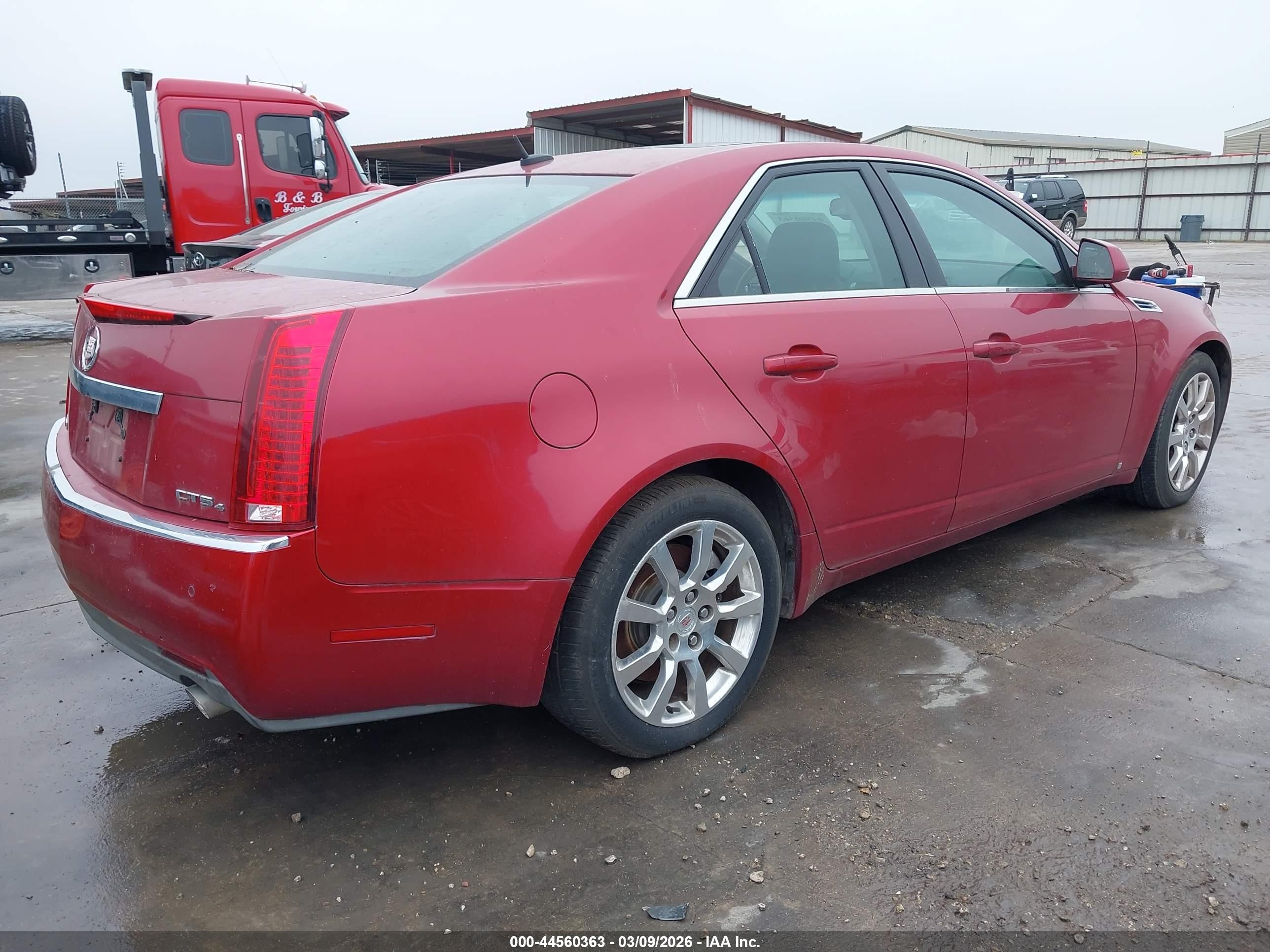 2008 Cadillac Cts Standard Red vin: 1G6DT57V180151855