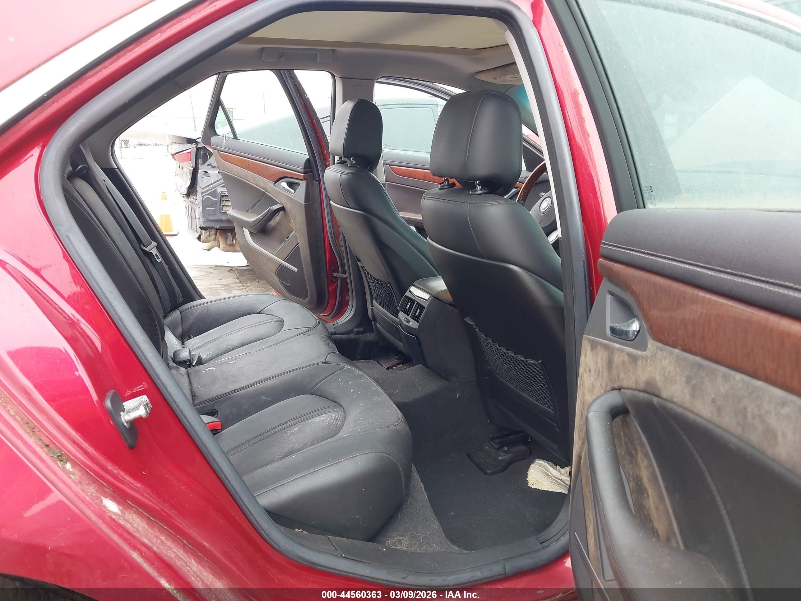 2008 Cadillac Cts Standard Red vin: 1G6DT57V180151855