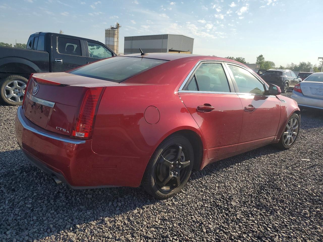 2008 Cadillac Cts Hi Feature V6 Red vin: 1G6DT57V180157655
