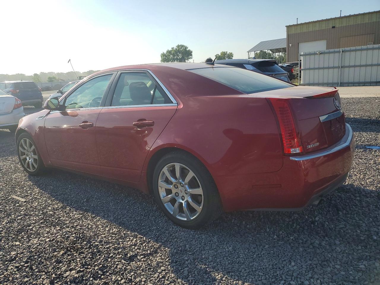 2008 Cadillac Cts Hi Feature V6 Red vin: 1G6DT57V180157655