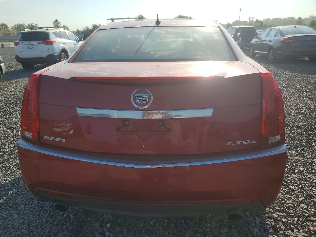2008 Cadillac Cts Hi Feature V6 Red vin: 1G6DT57V180157655