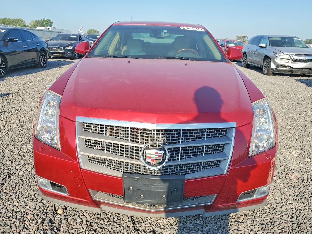 2008 Cadillac Cts Hi Feature V6 Red vin: 1G6DT57V180157655