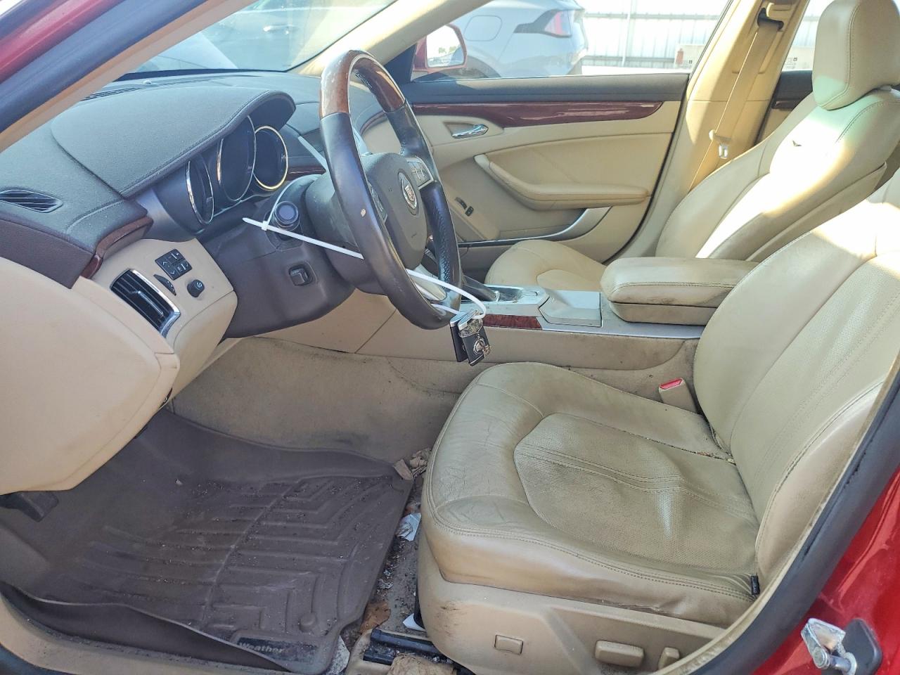 2008 Cadillac Cts Hi Feature V6 Red vin: 1G6DT57V180157655