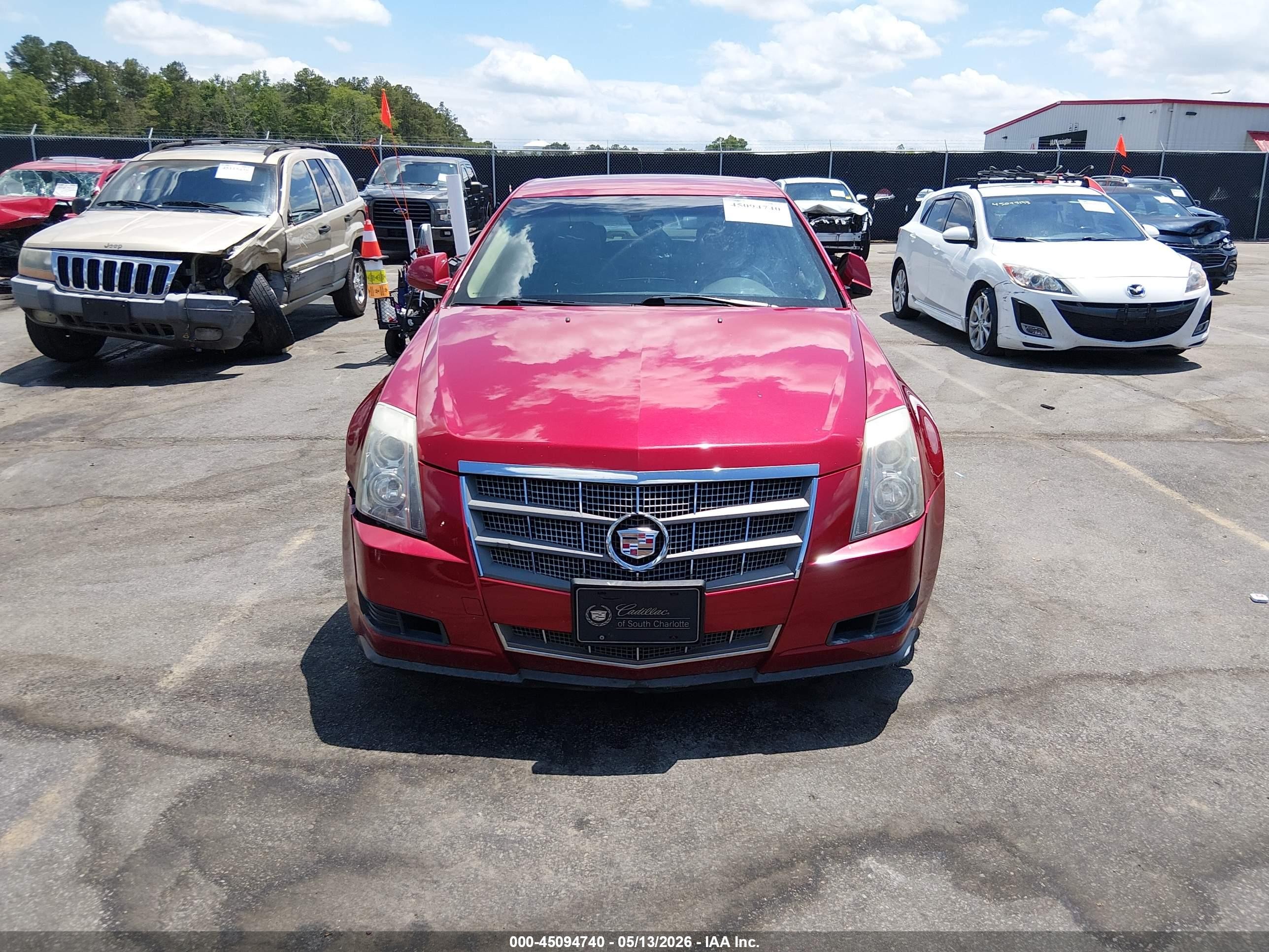 2009 Cadillac Cts Standard Red vin: 1G6DT57V190122535