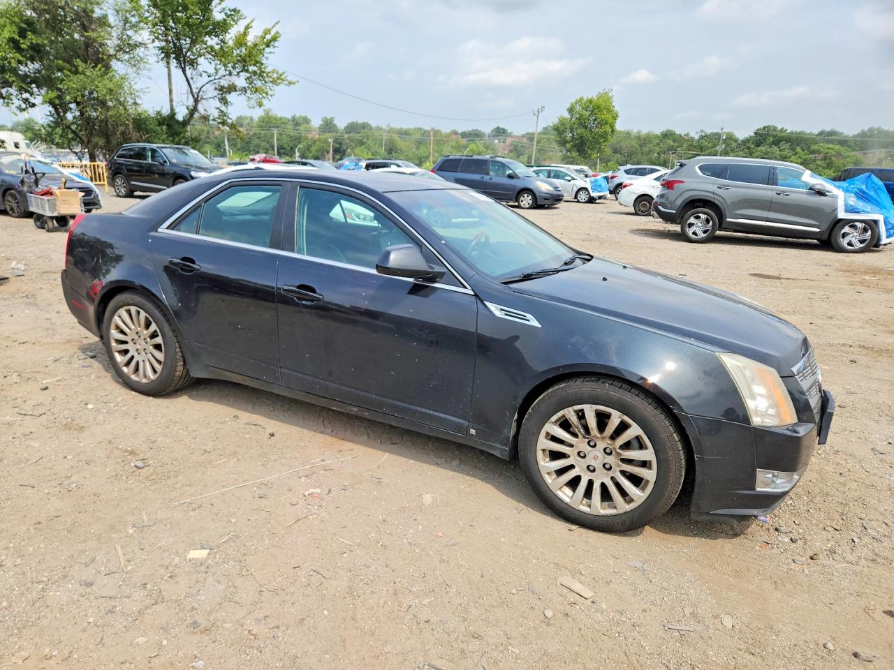 2009 Cadillac Cts Hi Feature V6 Charcoal vin: 1G6DT57V190153509