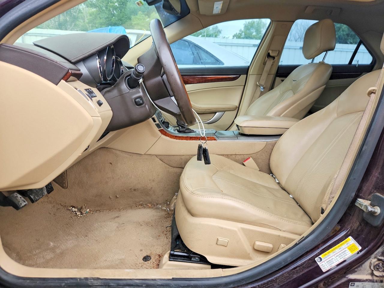 2009 Cadillac Cts Hi Feature V6 Бордовый vin: 1G6DT57V190167958