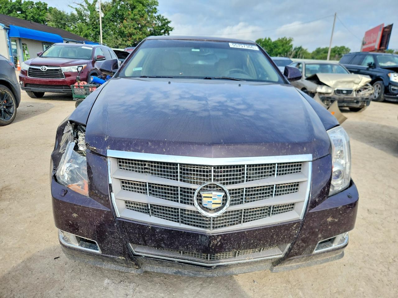 2009 Cadillac Cts Hi Feature V6 Бордовый vin: 1G6DT57V190167958
