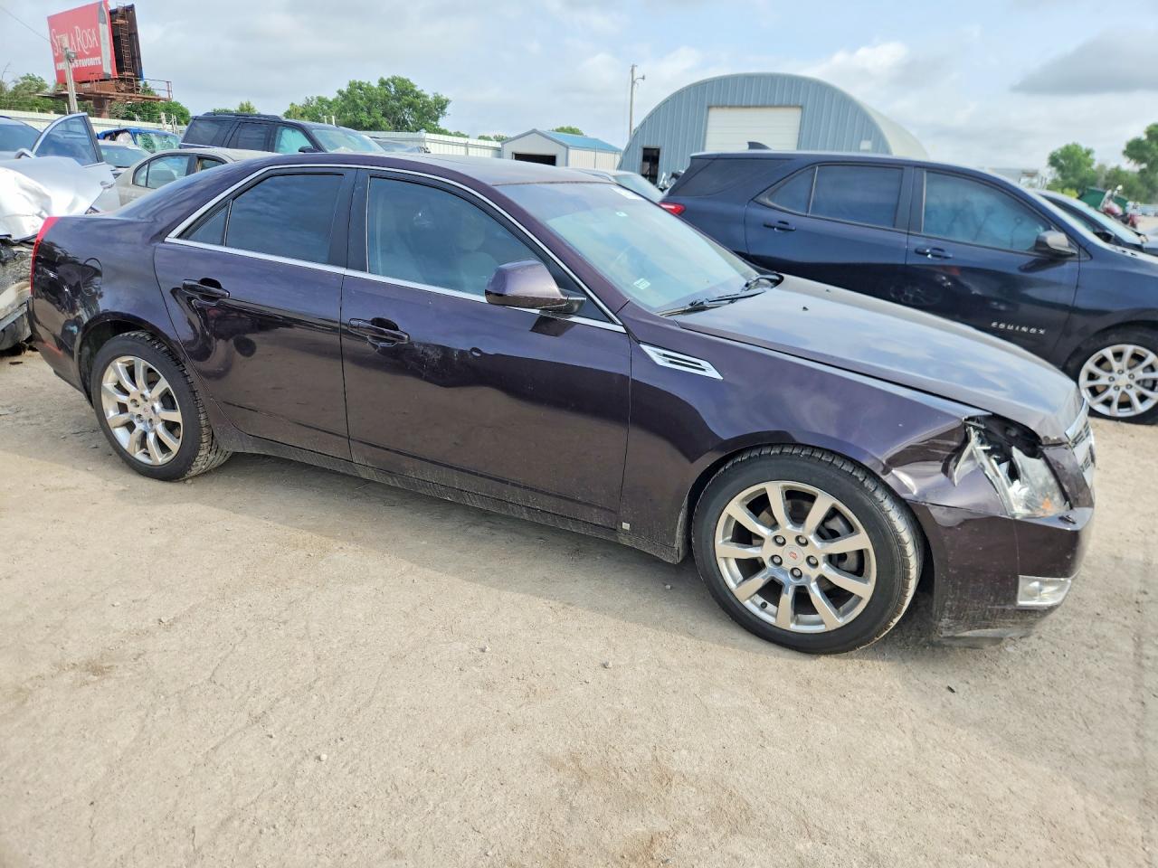 2009 Cadillac Cts Hi Feature V6 Бордовый vin: 1G6DT57V190167958