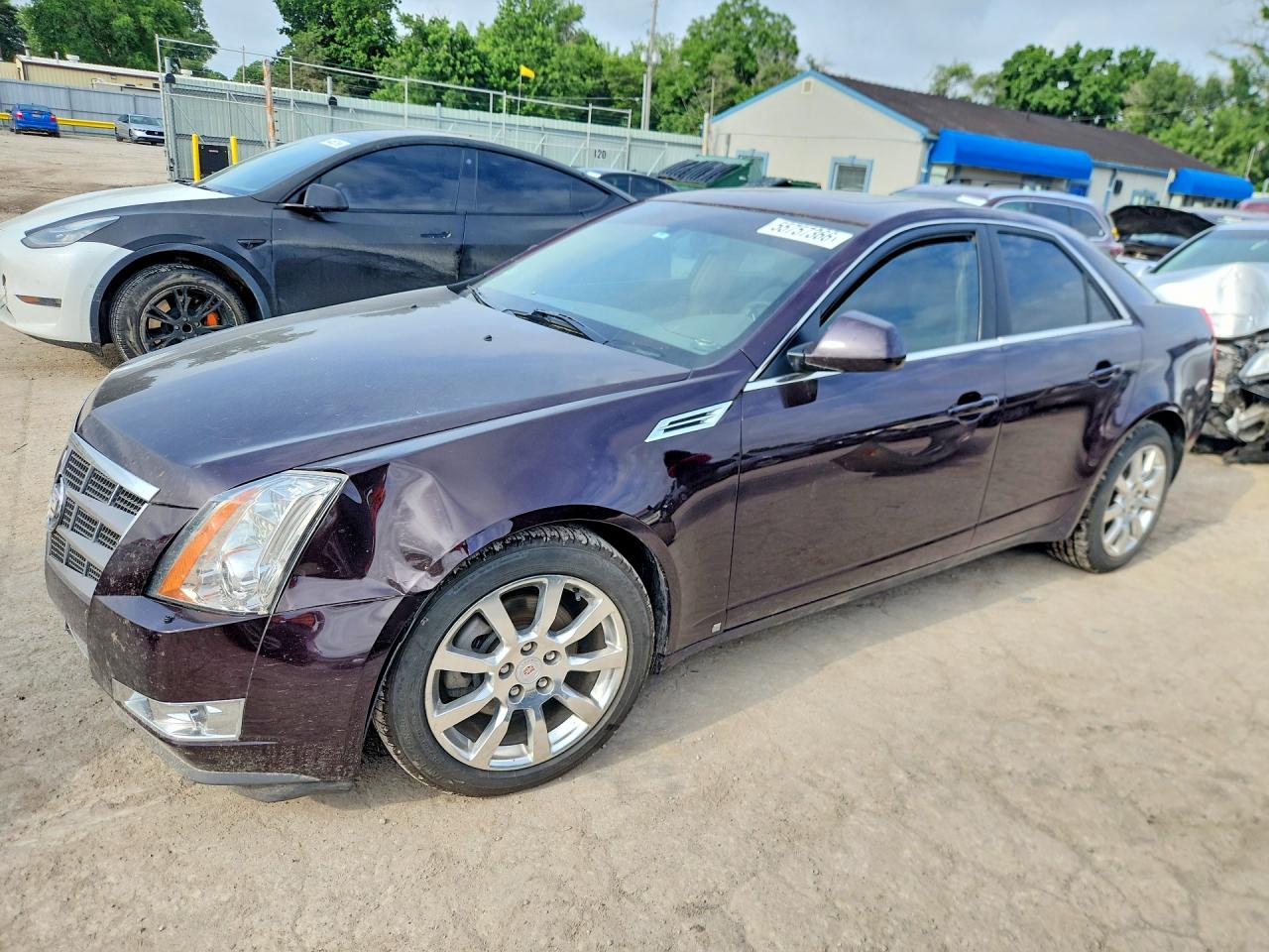 2009 Cadillac Cts Hi Feature V6 Бордовый vin: 1G6DT57V190167958