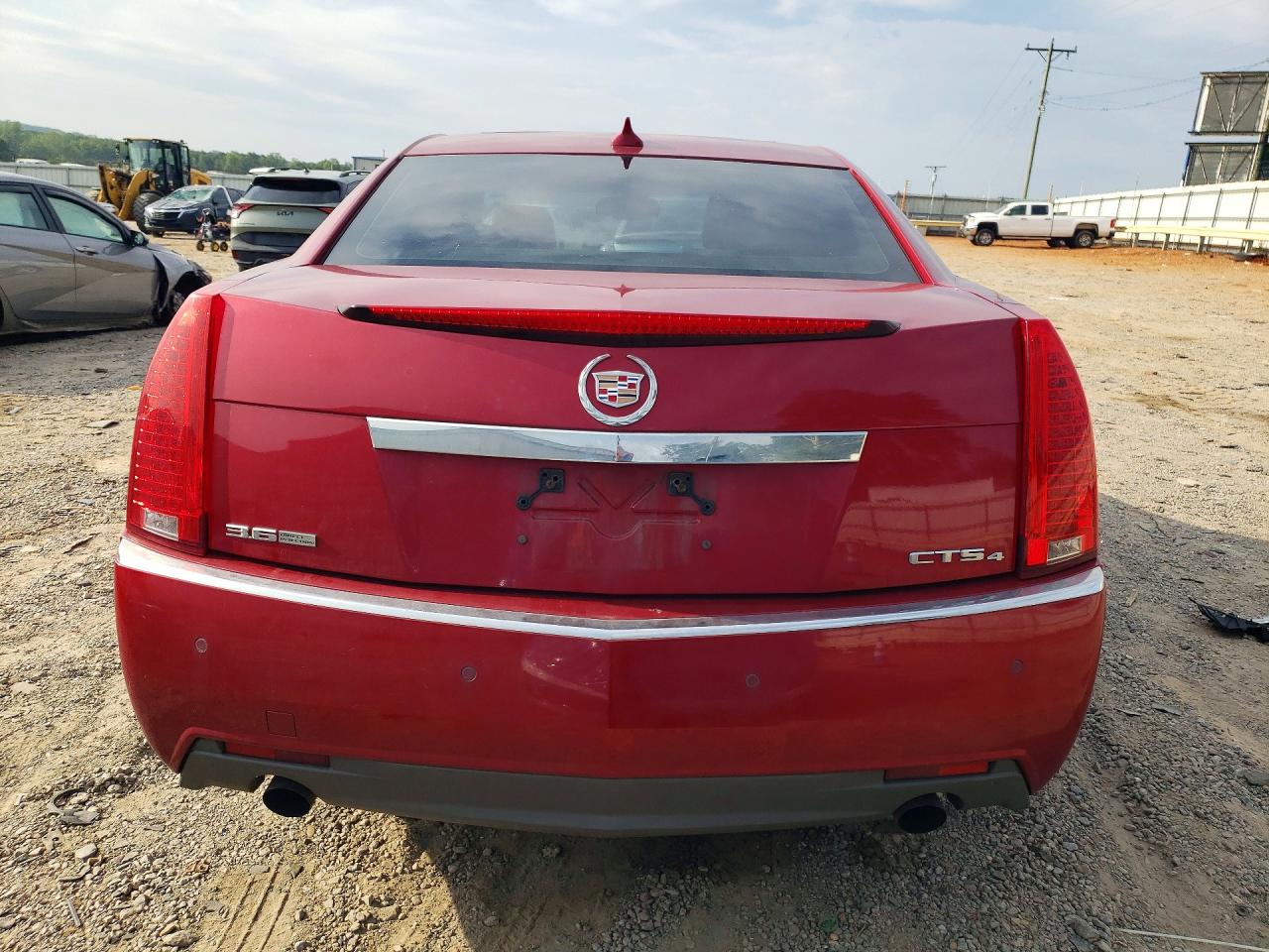 2009 Cadillac Cts Hi Feature V6 Red vin: 1G6DT57V290148867