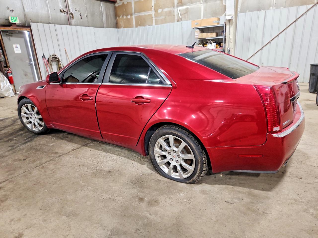 2008 Cadillac Cts Hi Feature V6 Red vin: 1G6DT57V380207813