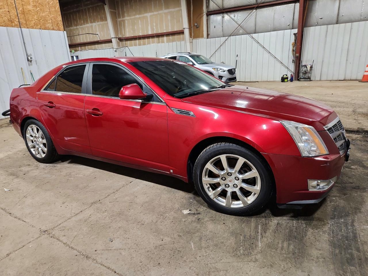 2008 Cadillac Cts Hi Feature V6 Red vin: 1G6DT57V380207813