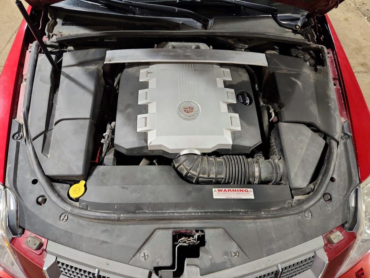 2008 Cadillac Cts Hi Feature V6 Red vin: 1G6DT57V380207813
