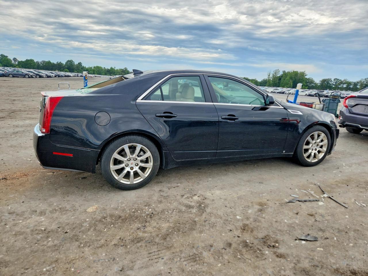 2009 Cadillac Cts Hi Feature V6 Black vin: 1G6DT57V390121662