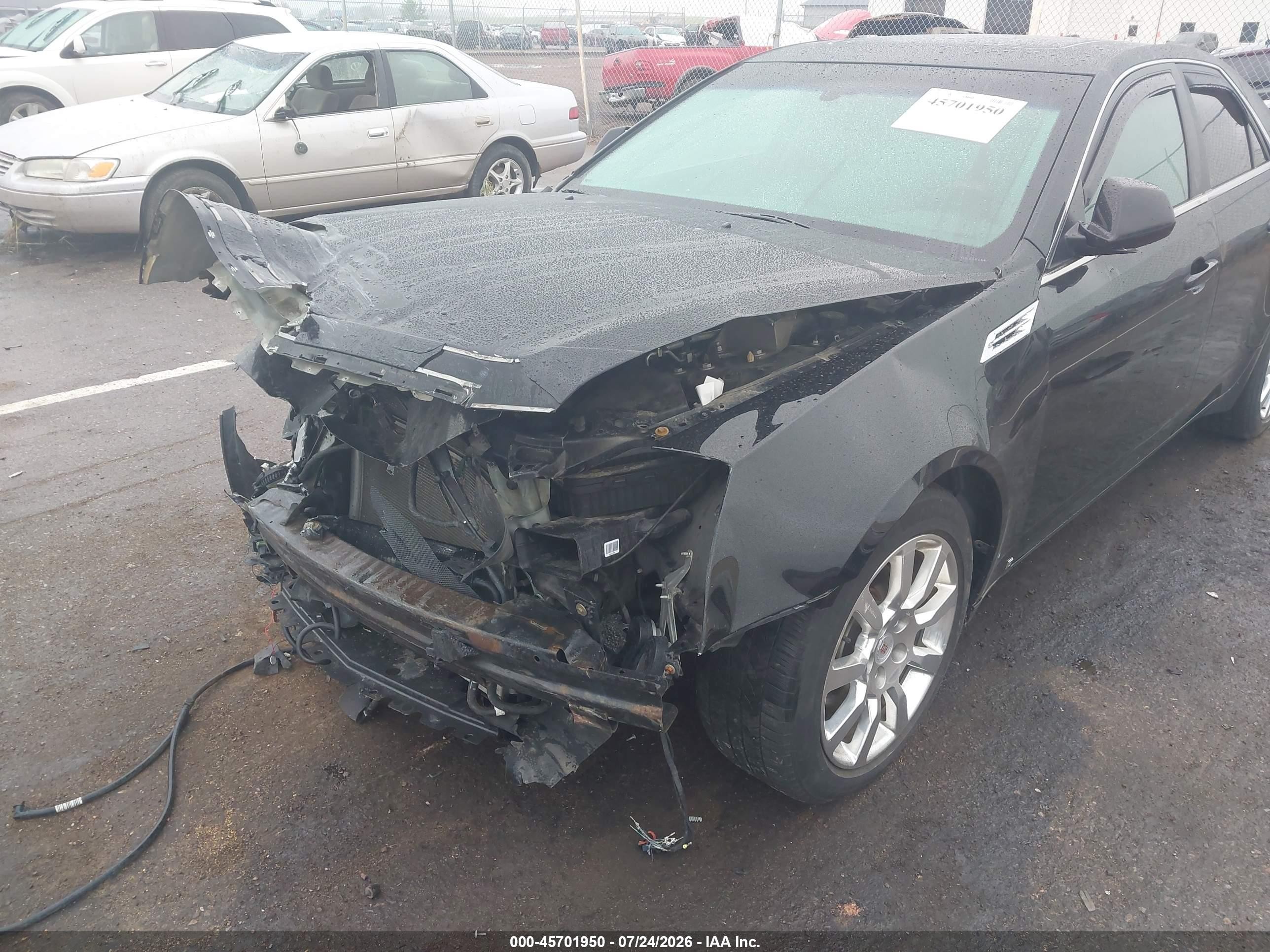 2009 Cadillac Cts Awd W/1sb Black vin: 1G6DT57V390167279