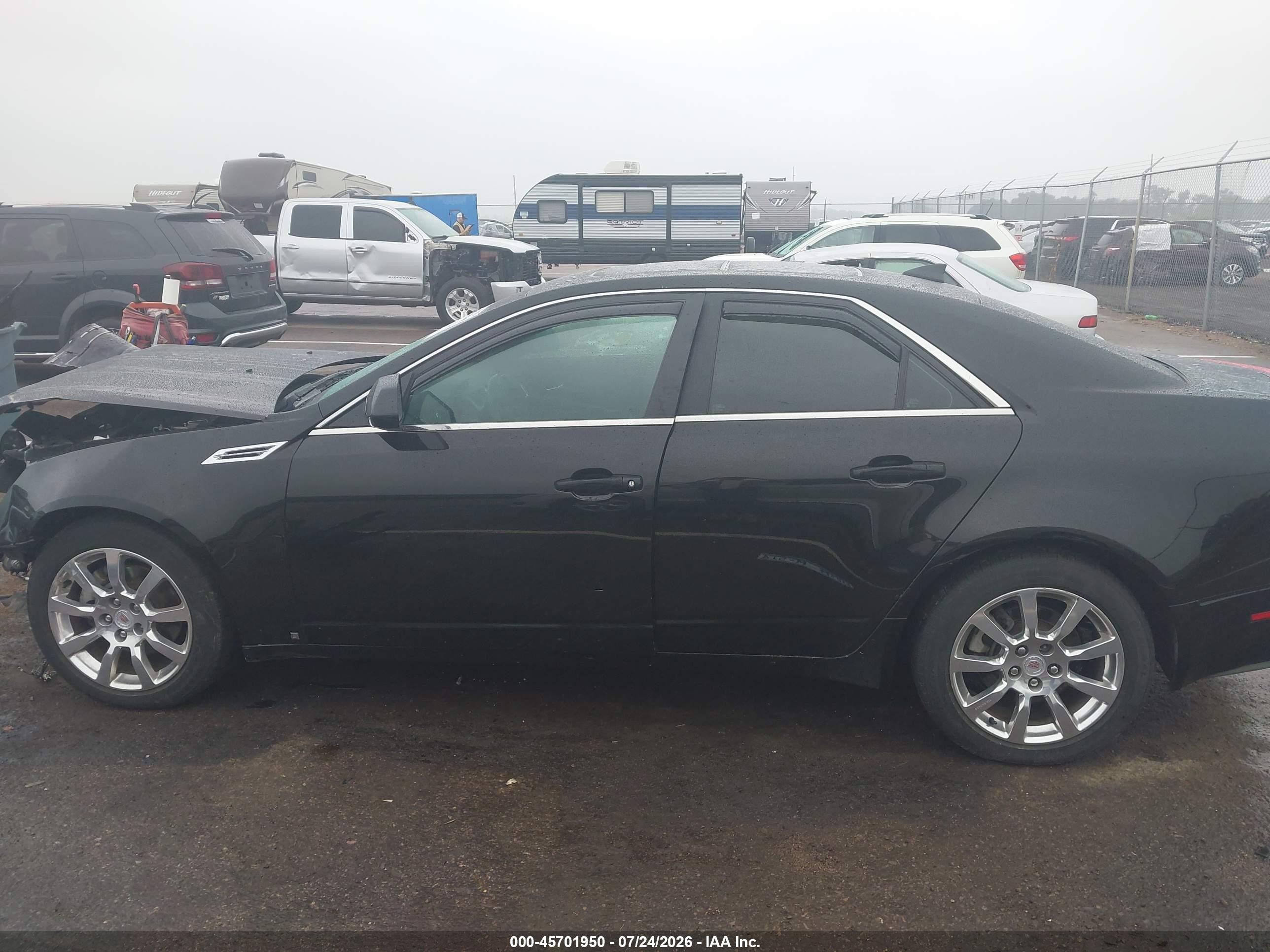 2009 Cadillac Cts Awd W/1sb Black vin: 1G6DT57V390167279