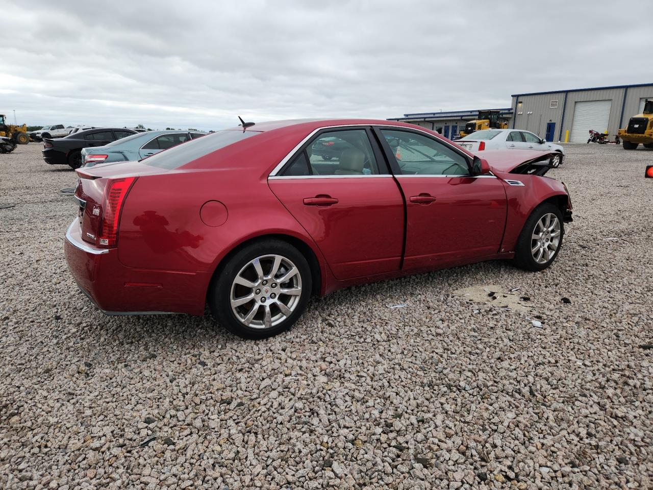 2008 Cadillac Cts Hi Feature V6 Red vin: 1G6DT57V480165863