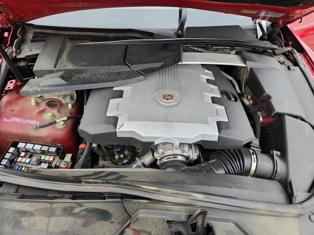 2008 Cadillac Cts Hi Feature V6 Red vin: 1G6DT57V480165863