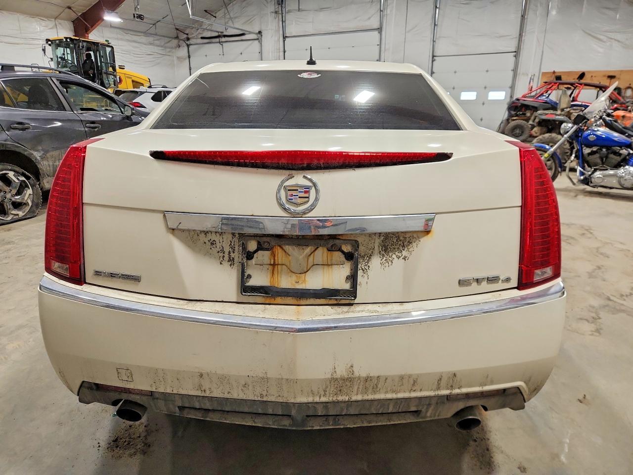 2008 Cadillac Cts White vin: 1G6DT57V480203348