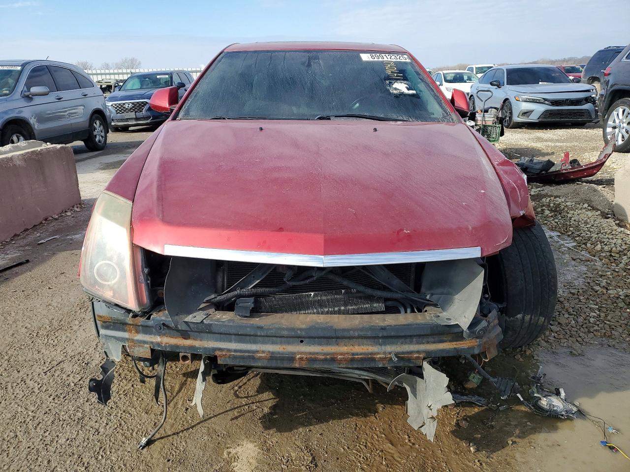 2008 Cadillac Cts Hi Feature V6 Burgundy vin: 1G6DT57V580149042