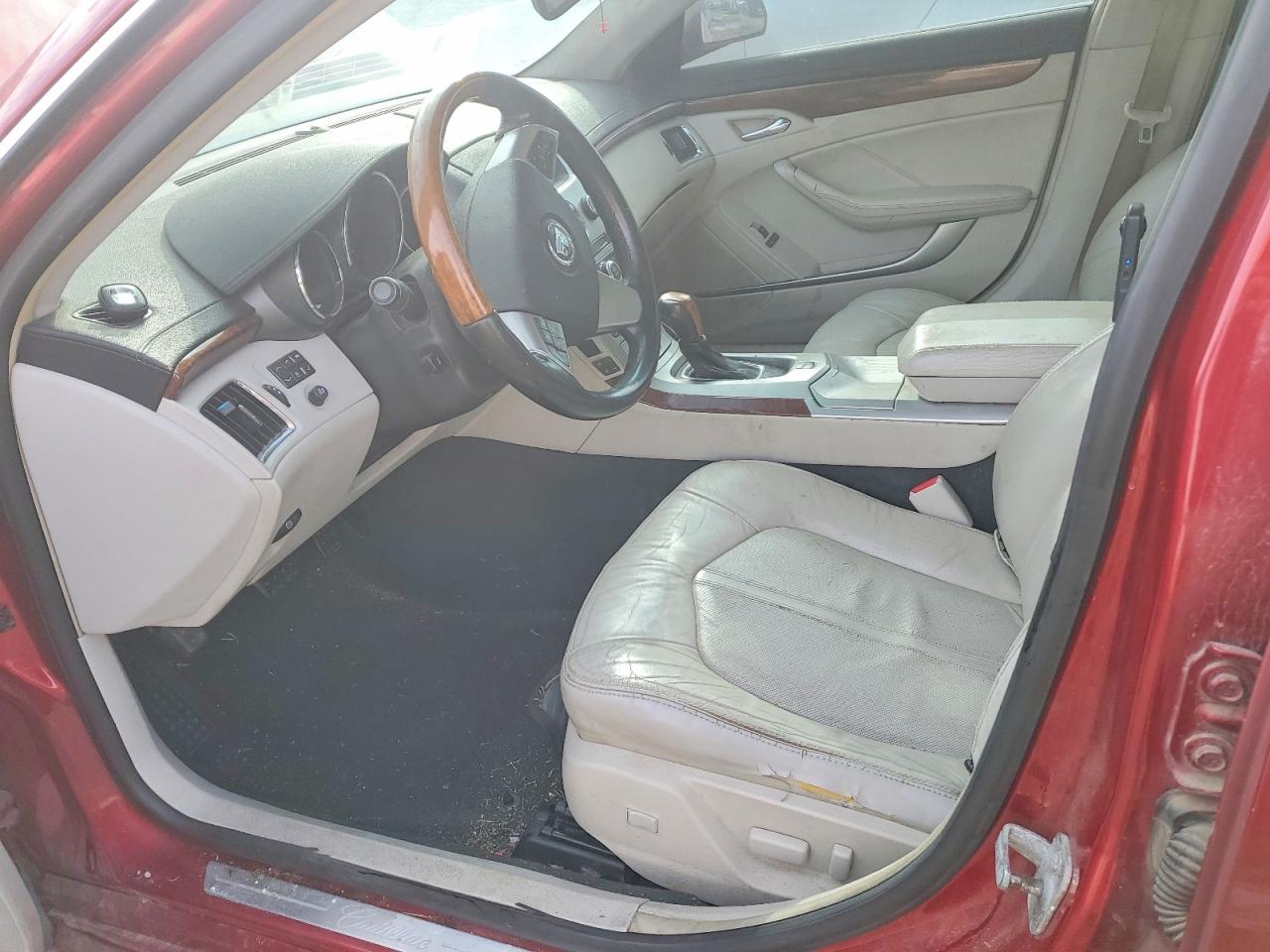 2008 Cadillac Cts Hi Feature V6 Burgundy vin: 1G6DT57V580149042