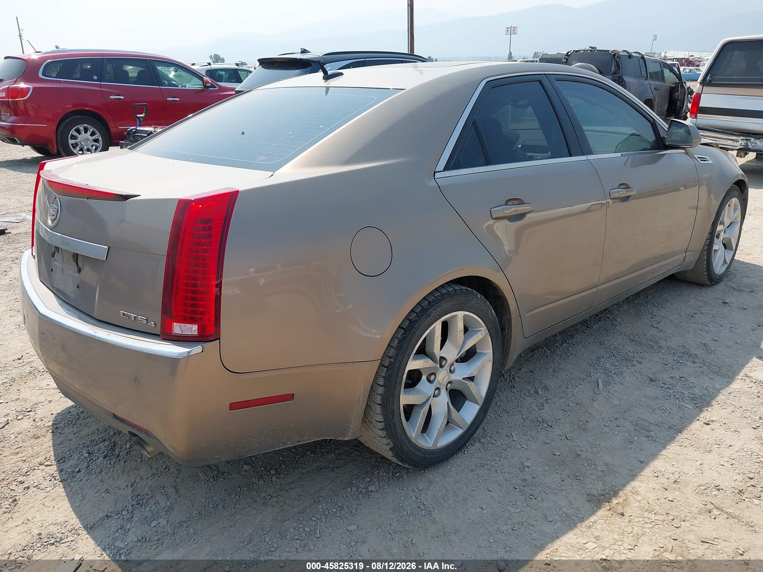 2008 Cadillac Cts Awd W/1sb Tan vin: 1G6DT57V580151065