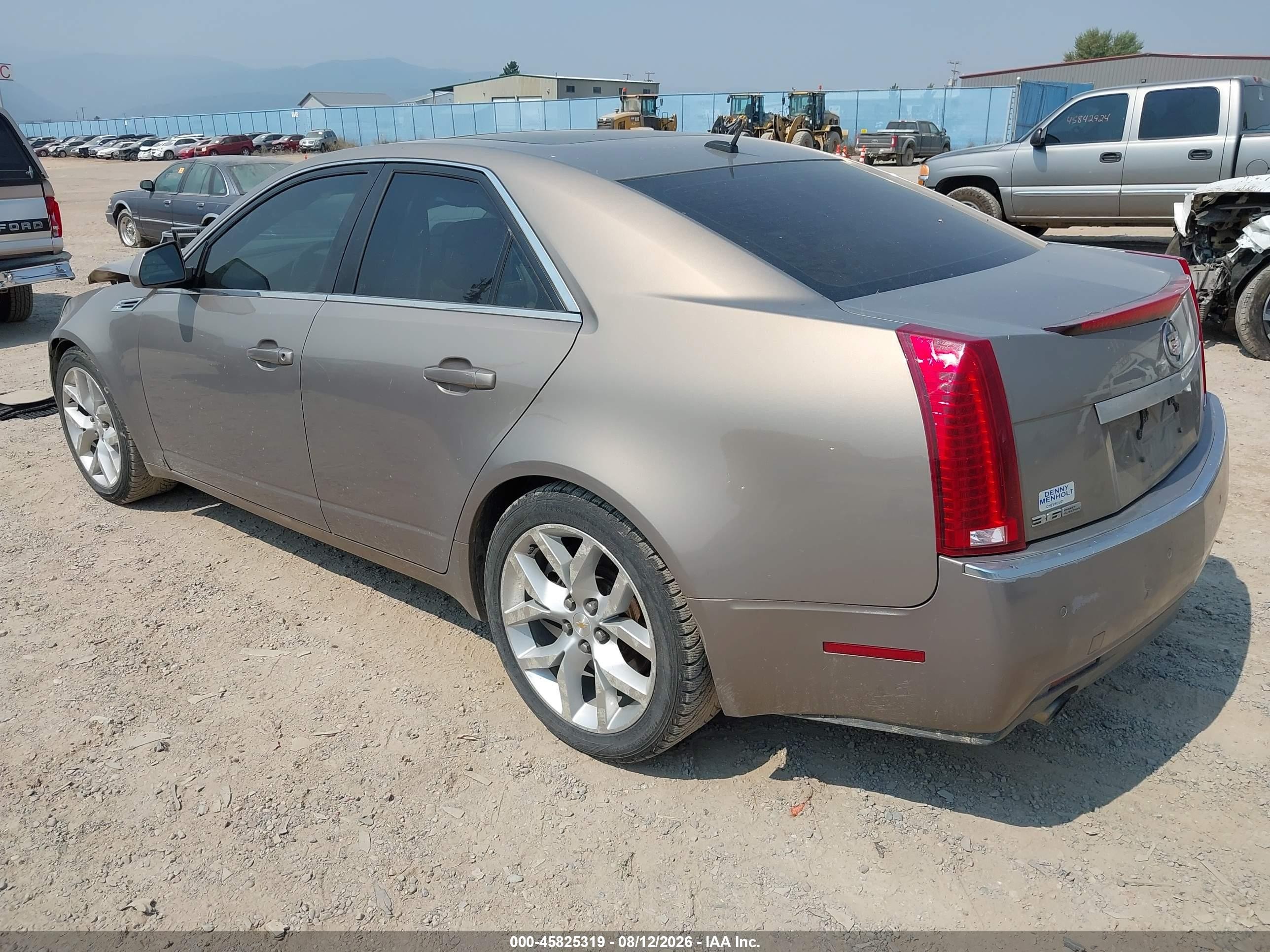 2008 Cadillac Cts Awd W/1sb Tan vin: 1G6DT57V580151065