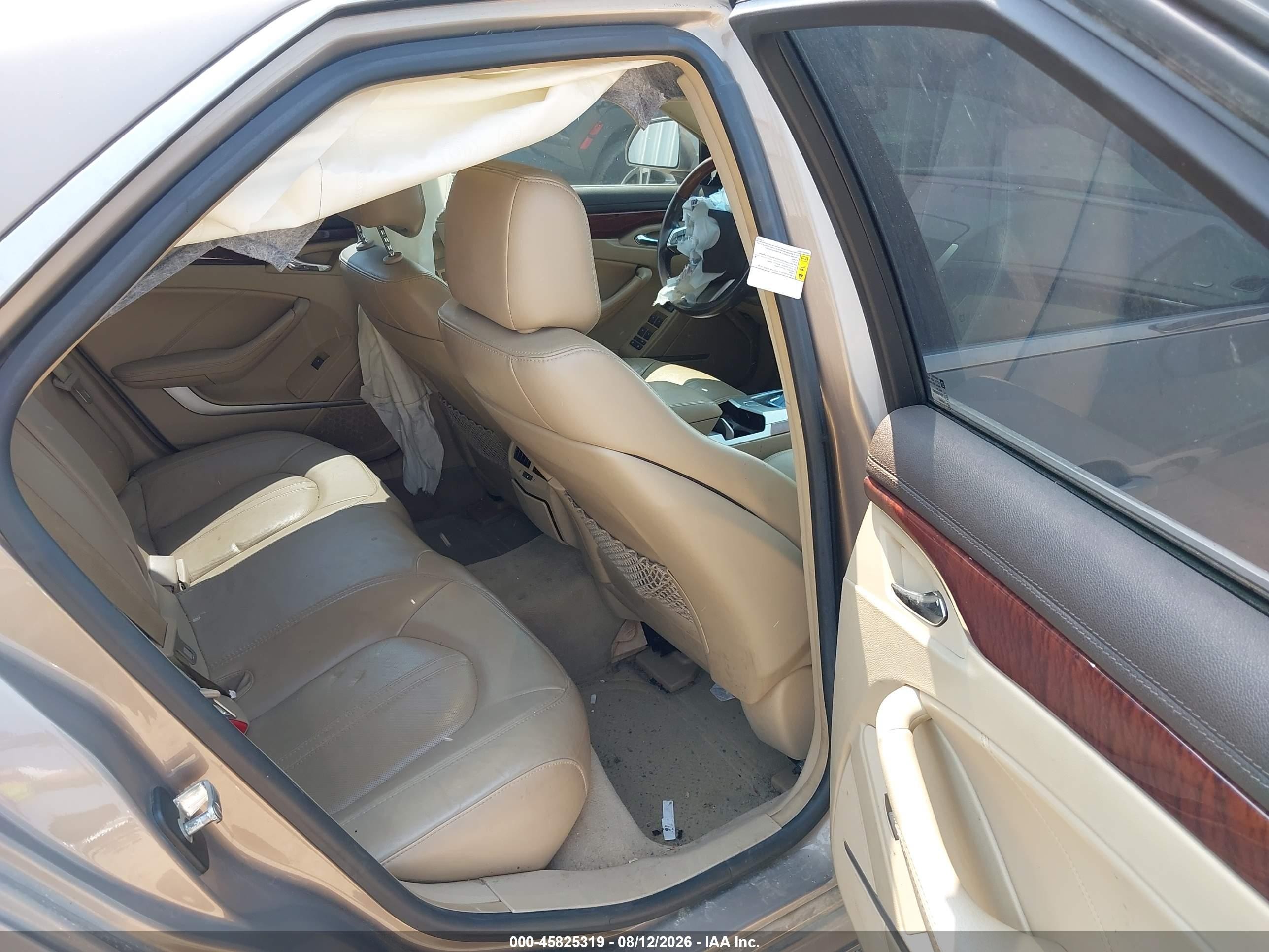 2008 Cadillac Cts Awd W/1sb Tan vin: 1G6DT57V580151065