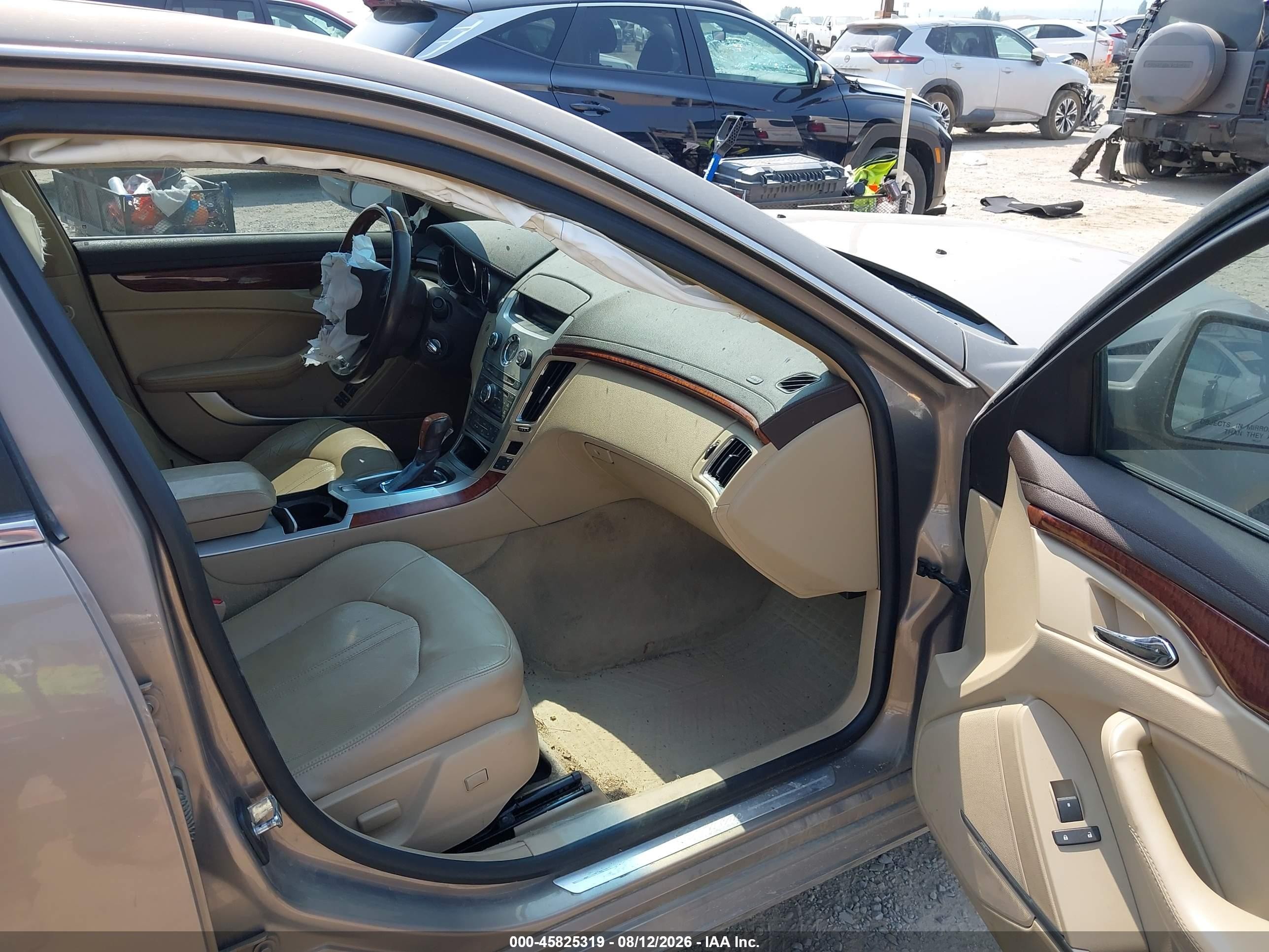 2008 Cadillac Cts Awd W/1sb Tan vin: 1G6DT57V580151065