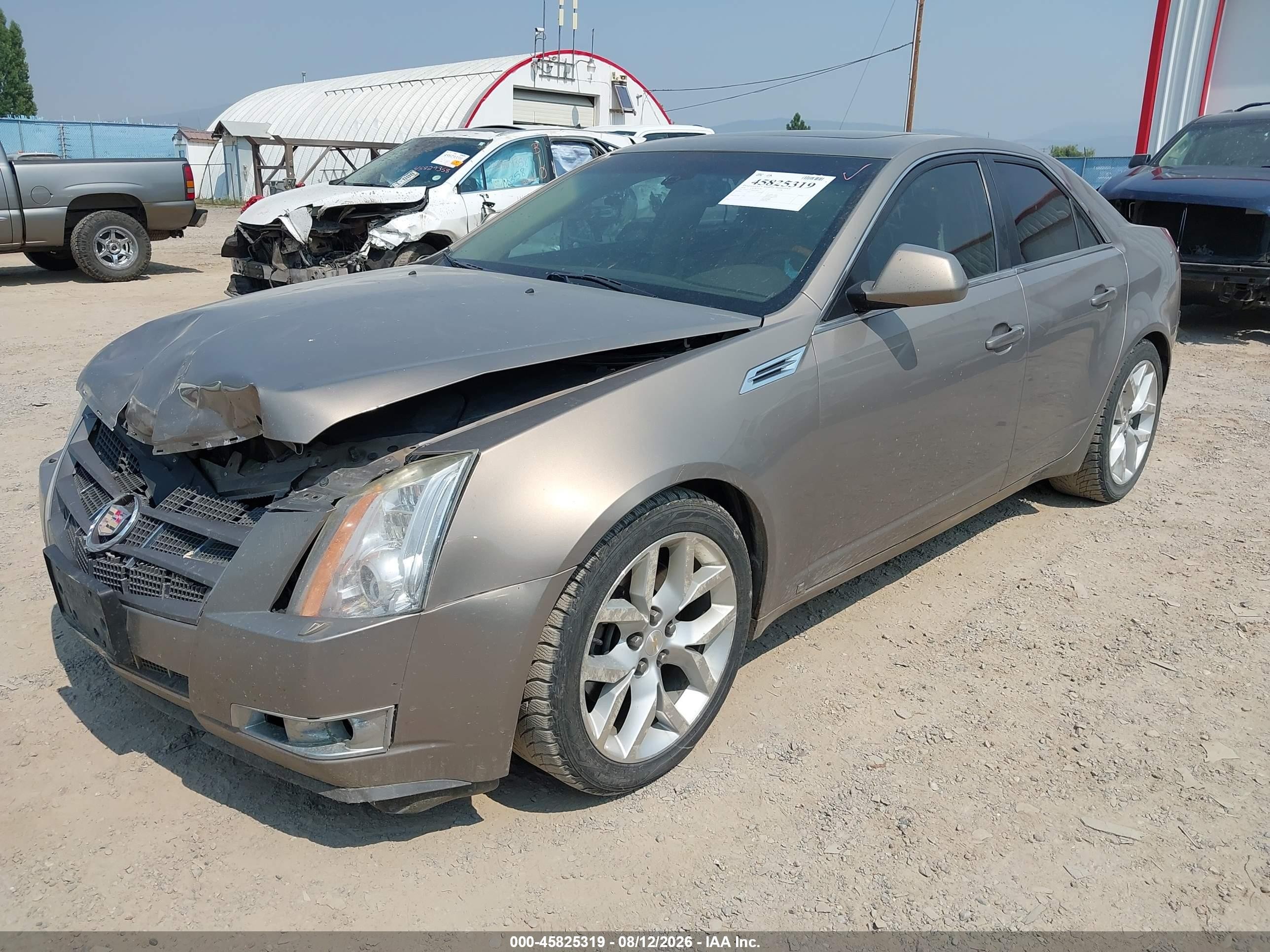 2008 Cadillac Cts Awd W/1sb Tan vin: 1G6DT57V580151065