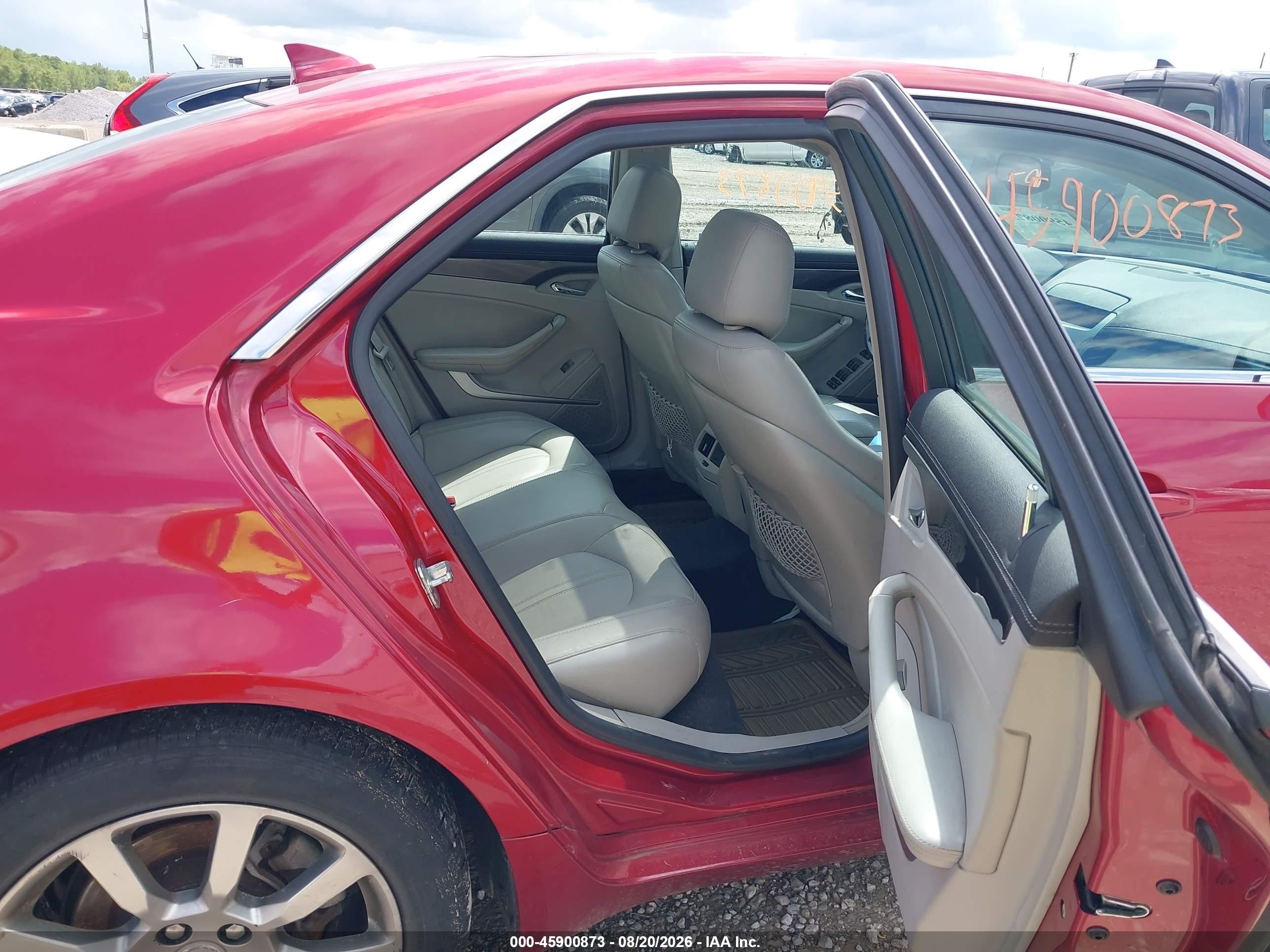 2009 Cadillac Cts Awd W/1sb Maroon vin: 1G6DT57V690107691