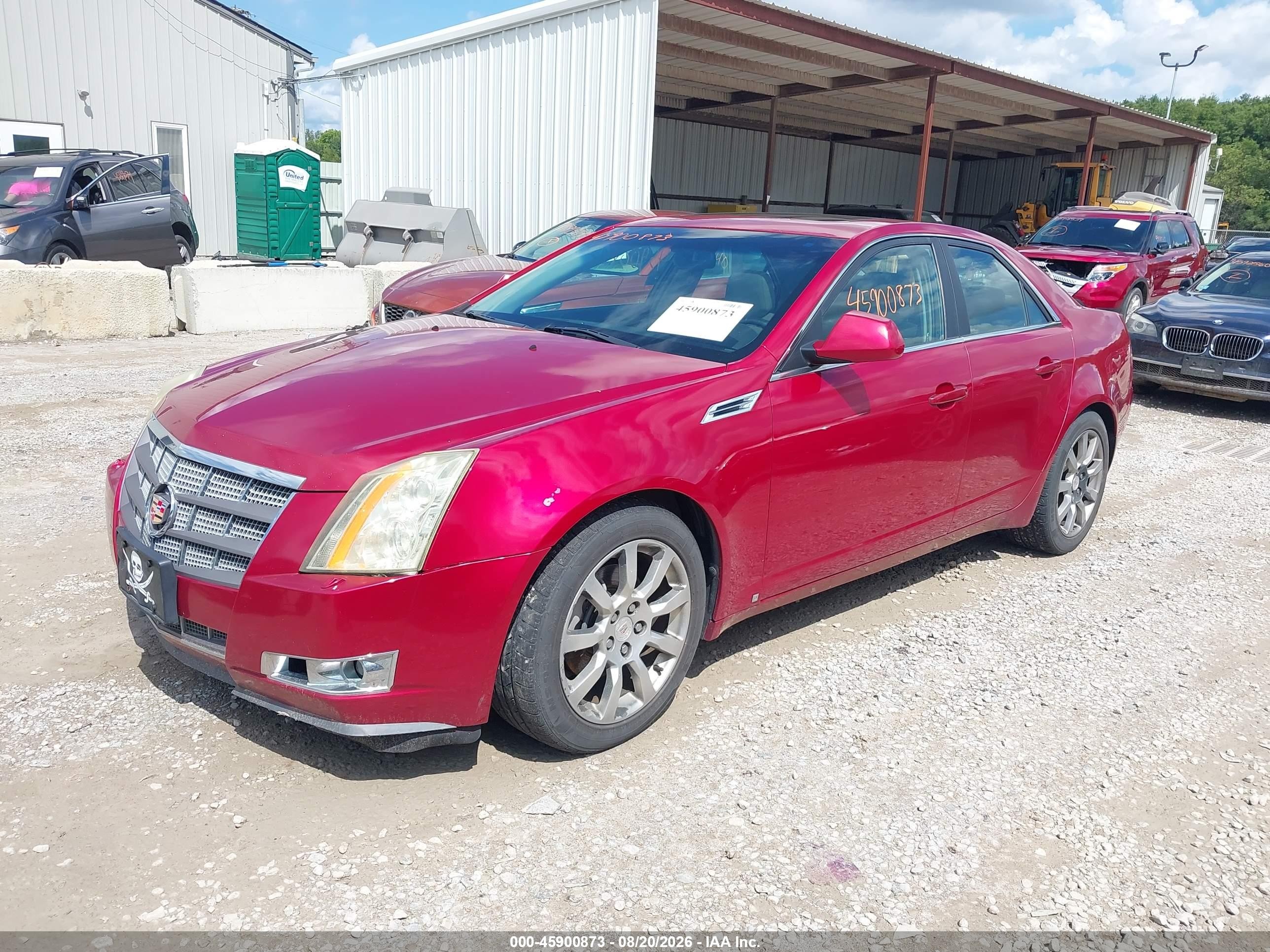 2009 Cadillac Cts Awd W/1sb Maroon vin: 1G6DT57V690107691